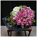 Flower Bouquet –  Purple Rose & Hydrangea 